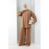 Pantolon Gömlek Takım 8708 Taba