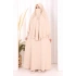 Peçeli Cilbab Model Elbise 6063 Taş