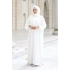 Şallı Namaz Elbisesi 3857 Ekru