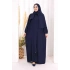 Şallı Namaz Elbisesi 3857 Lacivert