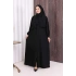 Şallı Namaz Elbisesi 3857 Siyah
