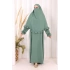 Sufleli Namaz Elbisesi 6034 Mint
