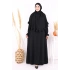 Sufleli Namaz Elbisesi 6034 Siyah