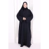 Üçlü Dantelli Abayalı Takım 6089 Lacivert