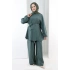 Yarasakol Düğmeli Takım 8705 Mint