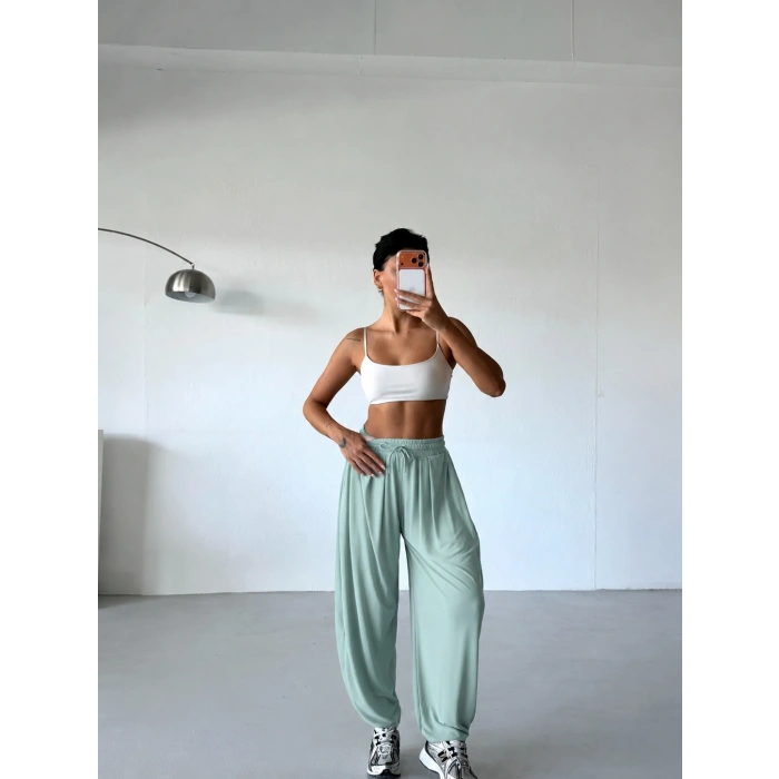 Mint Oysho Modal Kumaş Şalvar Pantolon