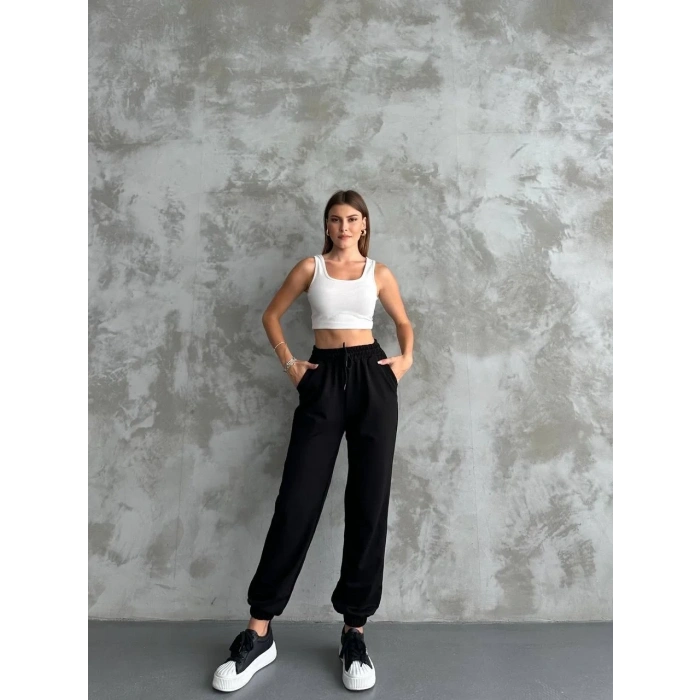 Siyah Oysho Jogger Modal Eşofman