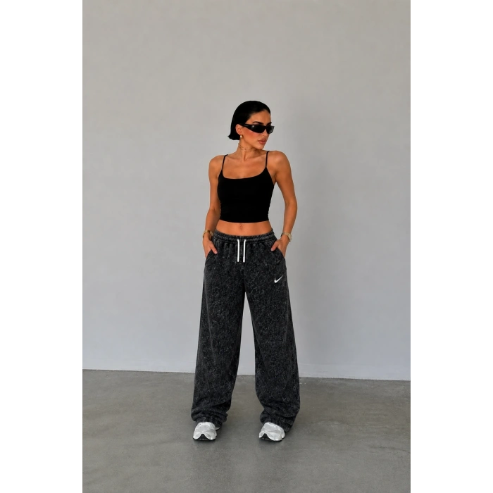 Siyah Wiintech Nk Oversize Unisex Eşofman
