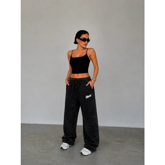 Siyah Wiintech Swt Oversize Unisex Eşofman