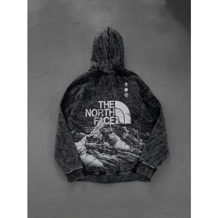 Vintage Nf Üç İplik Oversize Kapşonlu Sweat