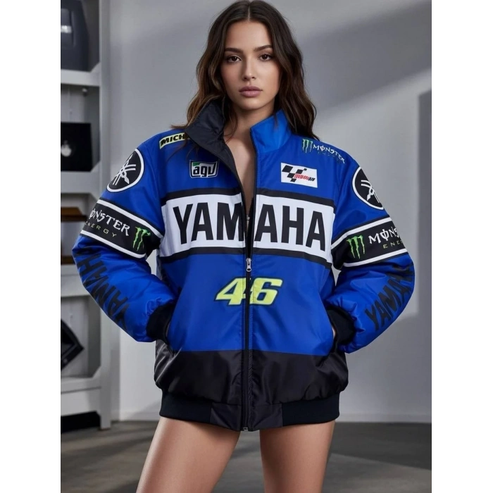 Yamaha İçi Astarlı Unisex Bomber Ceket