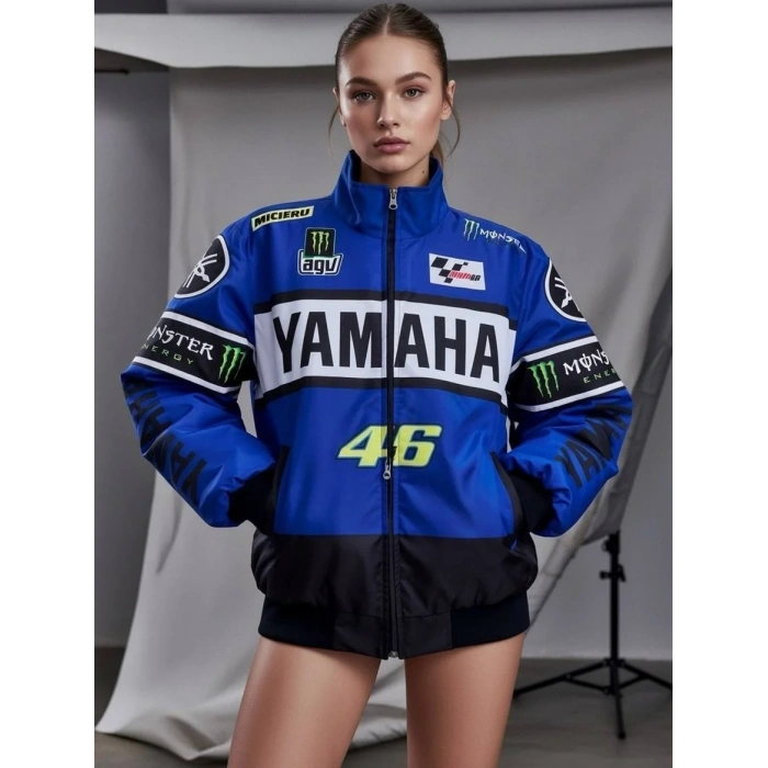 Yamaha İçi Astarlı Unisex Bomber Ceket
