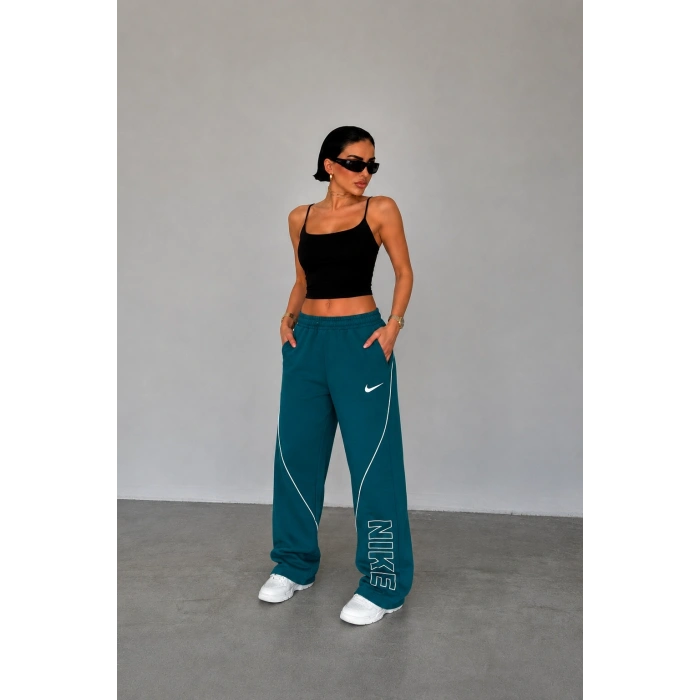 Yeşil Nk Arabiyeli Oversize Unisex Eşofman