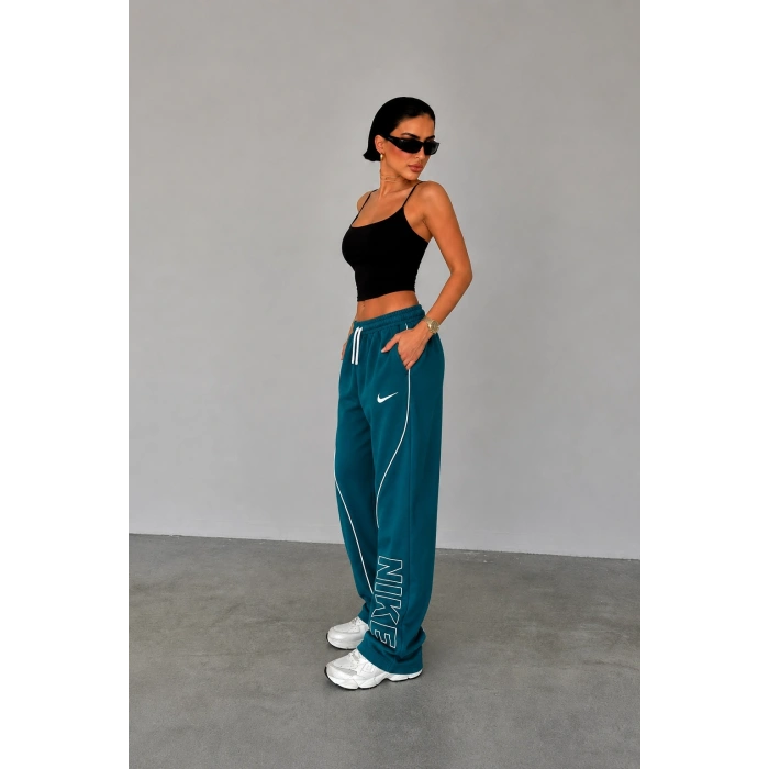 Yeşil Nk Arabiyeli Oversize Unisex Eşofman
