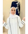 1201 Biyeli Çocuk Feracesi Ekru