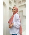 2019 Şifon Şal Açık Pudra