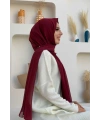 2019 Şifon Şal Bordo