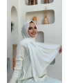 2019 Şifon Şal Ekru
