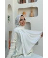 2019 Şifon Şal Ekru