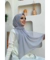2019 Şifon Şal Gri