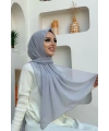 2019 Şifon Şal Gri