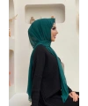 2019 Şifon Şal Zümrüt