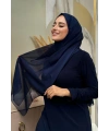 2049-1 Tek katlı janjan şal Lacivert