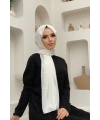 2051 Pamuk Caz Şal Ekru