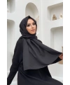 2051 Pamuk Caz Şal Siyah