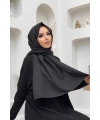 2051 Pamuk Caz Şal Siyah