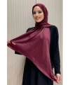 2070 Pamuk Bambu Şal Bordo
