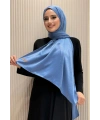 2070 Pamuk Bambu Şal İndigo