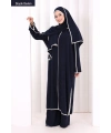 8001-1 Biyeli Pantolonlu Tunik Takım  Şal Lacivert