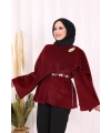 Atkı Detay Panço 70061 Bordo