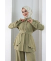 Belden Büzgülü İkili Takım 8710 Haki