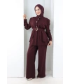 Belden Büzgülü İkili Takım 8710 Mürdüm