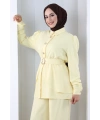 Belden Büzgülü İkili Takım 8710 Sarı