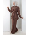 Belden Büzgülü İkili Takım 8710 Vizon