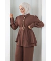 Belden Büzgülü İkili Takım 8710 Vizon