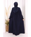 Biritli Ferace ŞAL HEDİYE ! 7056 Lacivert