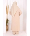 Biyeli Uzun Tunik Pantolon Takım 8005 Taş