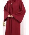 Broş Detaylı Tulumlu Takım 8016 Bordo