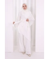 Çapraz Tunik Üçlü Takım 8037 Ekru