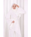 Çapraz Tunik Üçlü Takım 8037 Ekru