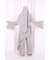 Çapraz Tunik Üçlü Takım 8037 Gri
