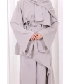 Çapraz Tunik Üçlü Takım 8037 Gri