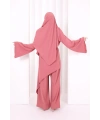 Çapraz Tunik Üçlü Takım 8037 Gül Kurusu
