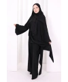 Çapraz Tunik Üçlü Takım 8037 Siyah