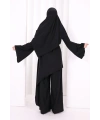 Çapraz Tunik Üçlü Takım 8037 Siyah