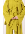 Çapraz Tunik Üçlü Takım 8037 Yağ Yeşili